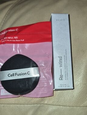 HALEYS Beauty Re-wind Coverage Concealer Bonus Puff Nwt